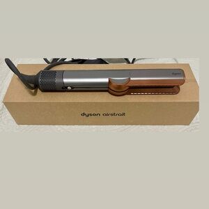 Dyson AirStrait Styler in Silver and Brown